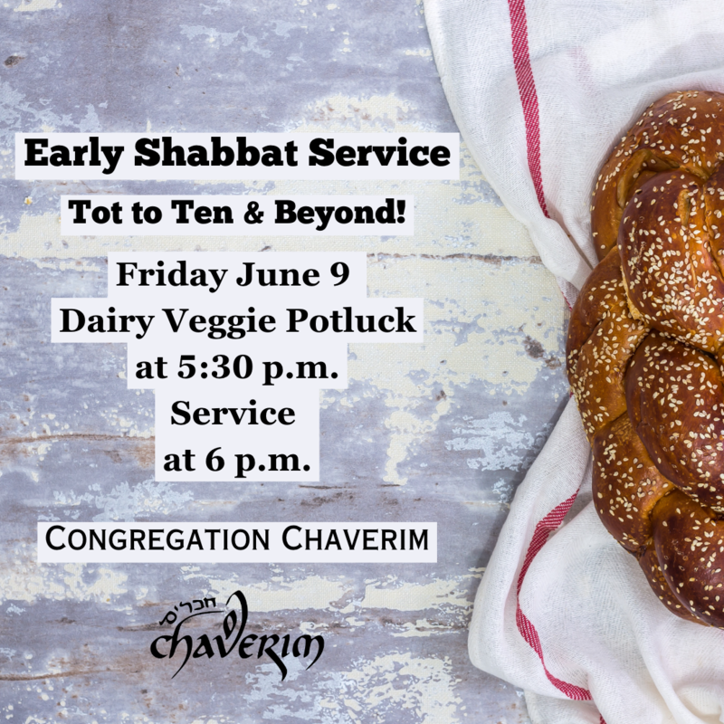 Banner Image for Early Shabbat Service - Tot to Ten and Beyond