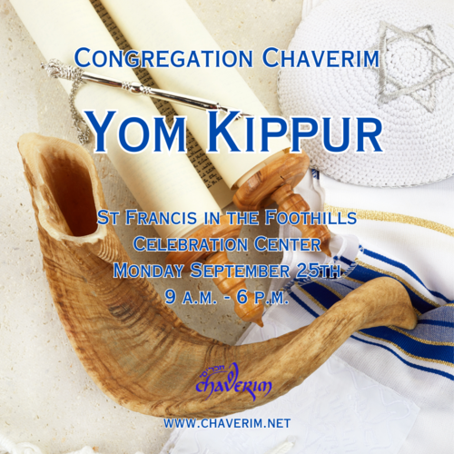 Banner Image for Yom Kippur at St Francis in the Foothills Celebration Center