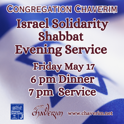 Banner Image for Israel Solidarity Shabbat Evening Service