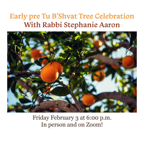 Banner Image for Early pre Tu b’shvat Tree Celebration Services