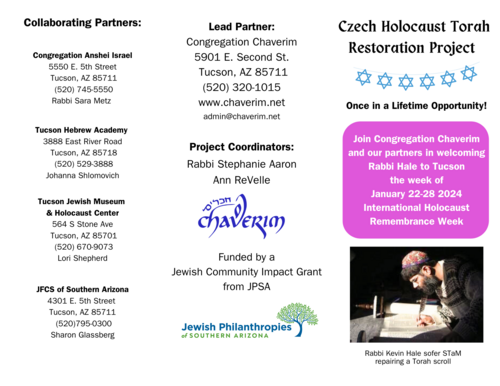 Czech Torah Restoration Trifold Page 1